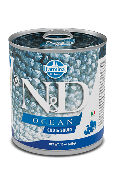 N&D DOG OCEAN Merluzzo e Calamari - 0