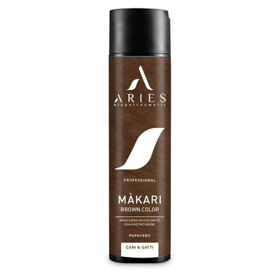 Aries - Màkari Color Bio Maschera Brown Rivitalizzante Del Colore - 250 ml - Shampoo
