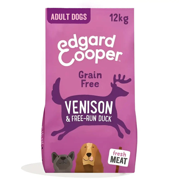 Edgard & Cooper Dog - Cervo e Anatra Freschi - 12 Kg - Human Grade