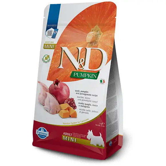 N&D PUMPKIN DOG Quaglia e Melograno Mini - 2 Kg - Super Premium