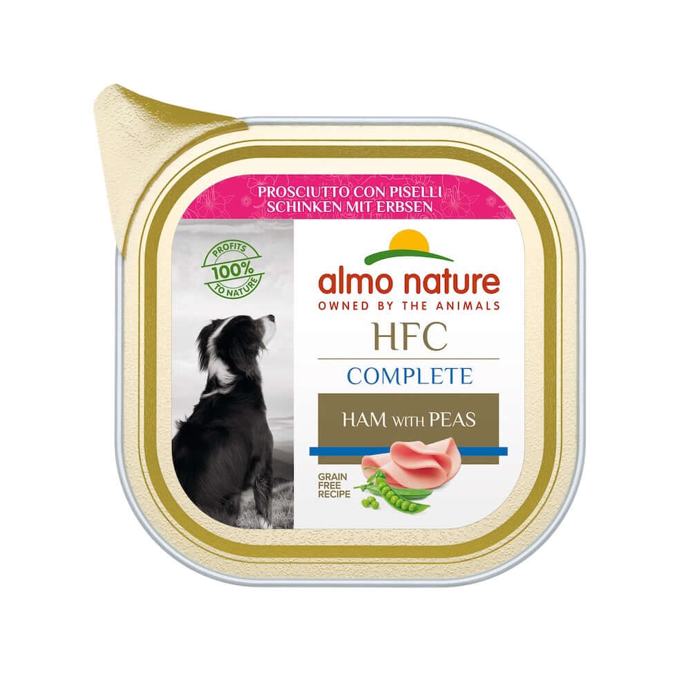 Almo Nature HFC COMPLETE DOG Ham with Peas 85 Gr