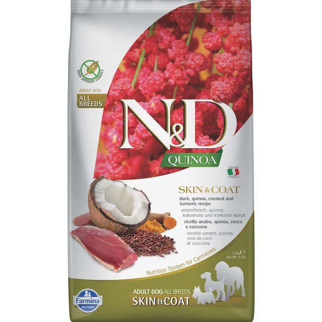 Pet Boutique - N&D Quinoa Dog SKIN&COAT Anatra