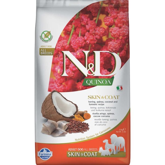 Pet Boutique - N&D Quinoa Dog SKIN&COAT Aringhe