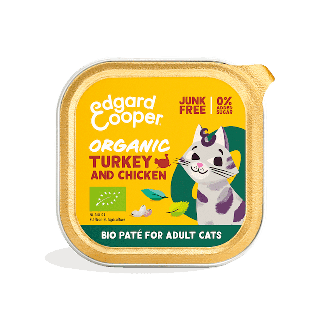 Edgard & Cooper Cat - Patè Tacchino e Pollo biologici