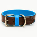 Jet Line set in Dark Brown Leather & Turquoise-5