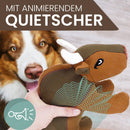 Ne&no® Robustes Hundespielzeug mit Pfeife - Büffel Billie  -3