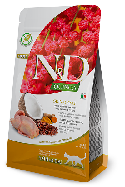 N&D Cat Quinoa Skin & Coat Quaglia