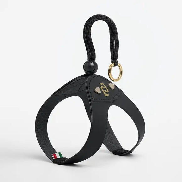 Liu Jo - Black Harness with Heart Studs