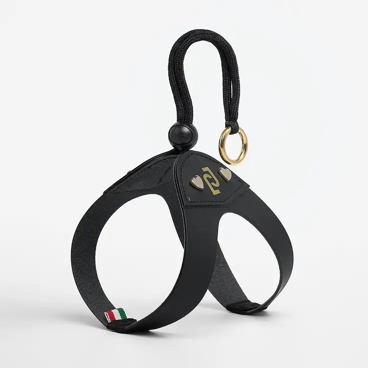 Liu Jo - Pettorina Nera con Borchie Cuori