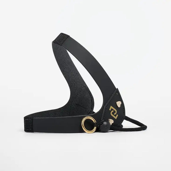 Liu Jo - Black Harness with Heart Studs