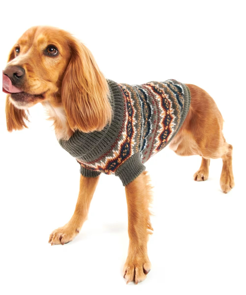 Barbour - Maglione per cani Case Fair Isle