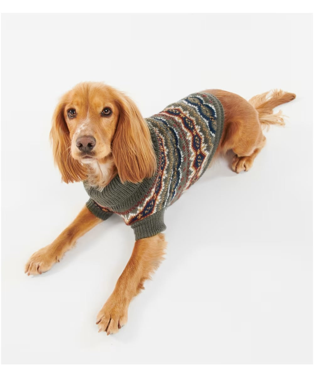 Barbour - Maglione per cani Case Fair Isle