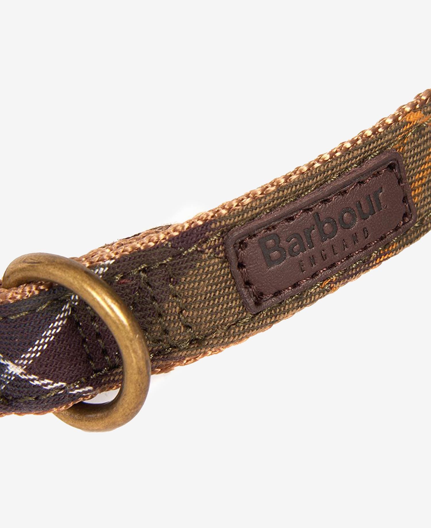 Barbour Webbing Tartan Dog Collar