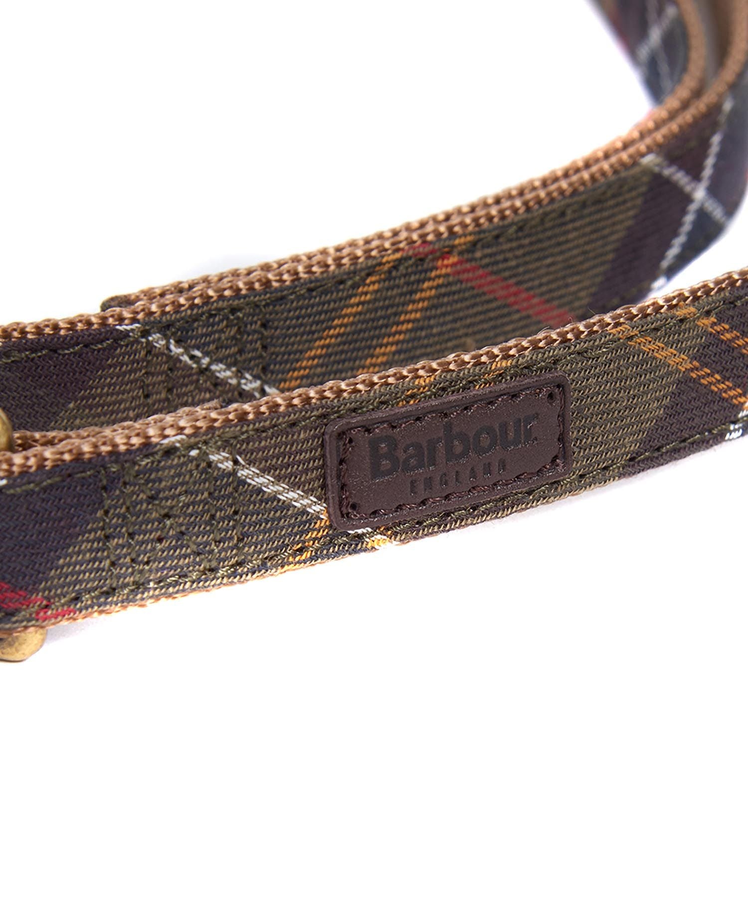 Laisse pour chien en tissu tartan Barbour