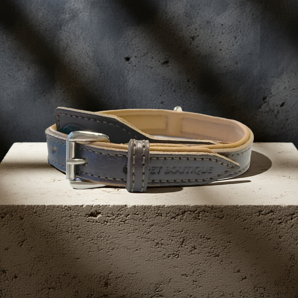 Pet Boutique - Collare elegante en cuero