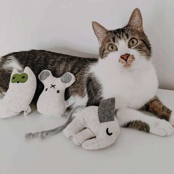 Ne&No - Spielzeug für Katzen Set 3 Puppen