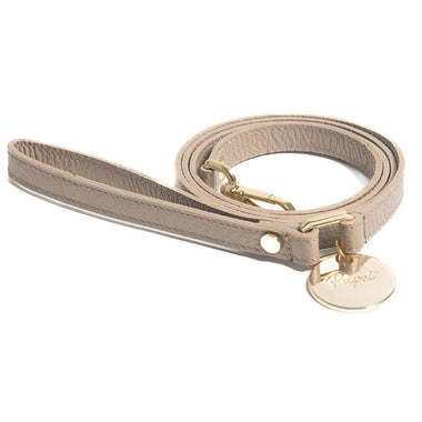 Achat beige Pupet Couture - laisse en cuir