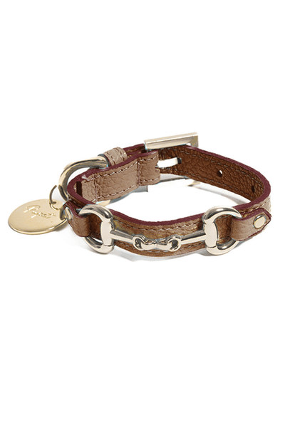 Pupet Couture - collare pelle con morsetto