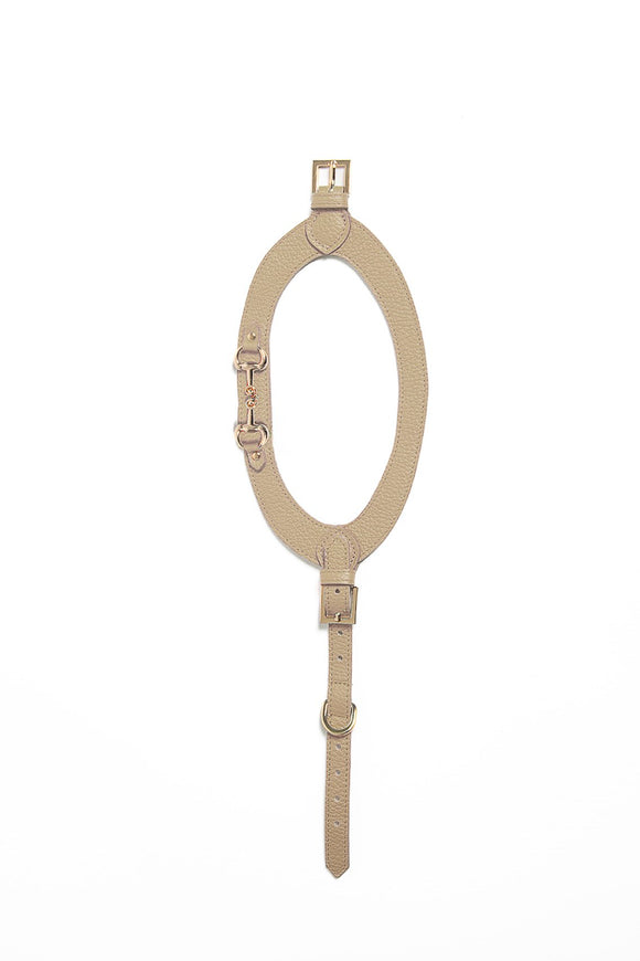 Pupet Couture - arnés de piel con broche