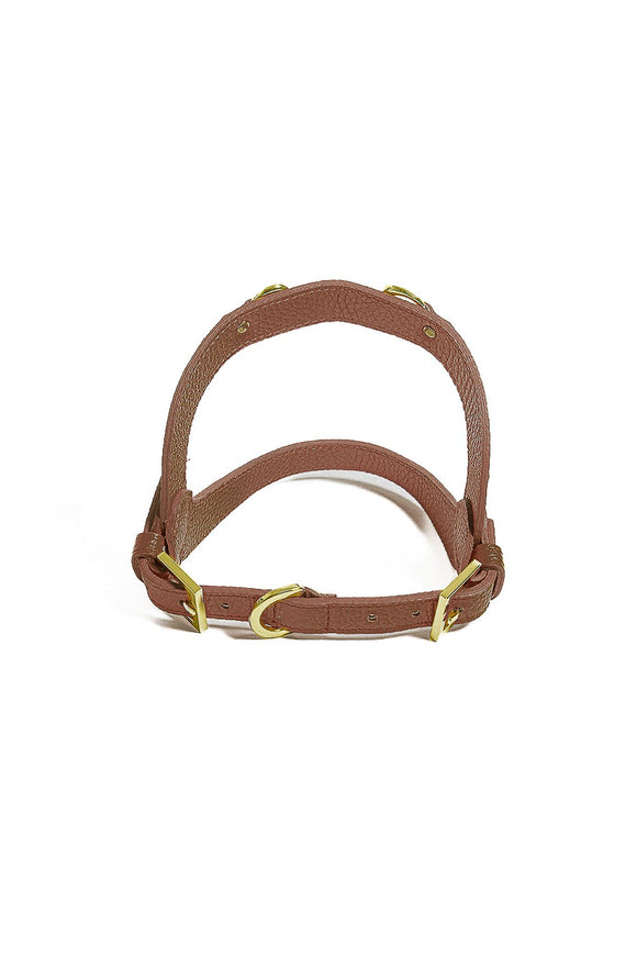 Pupet Couture - arnés de piel con broche