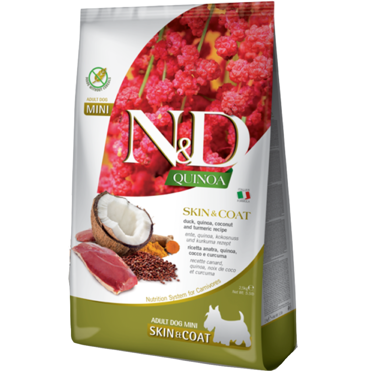 N&D Quinoa Dog Skin & Coat Anatra