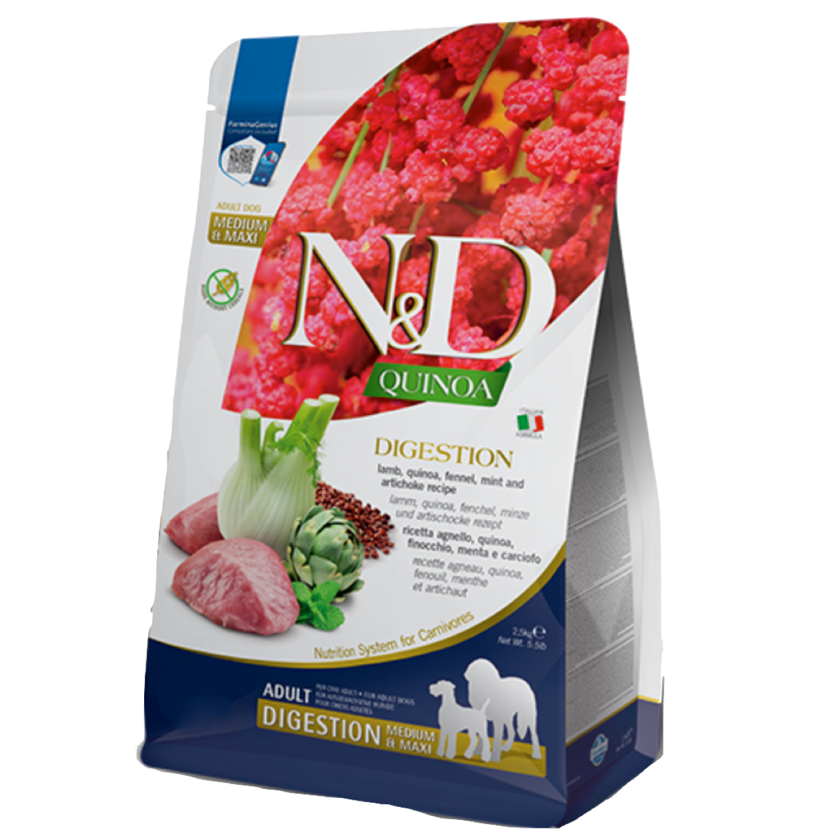 N&D Quinoa Dog DIGESTION Agnello - 0