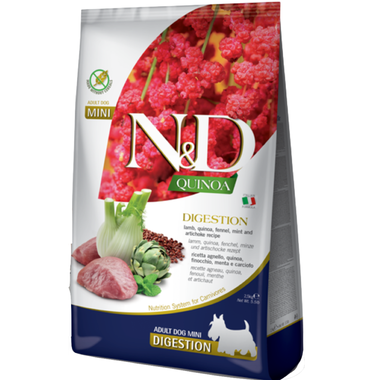 N&D Quinoa Dog DIGESTION Agnello