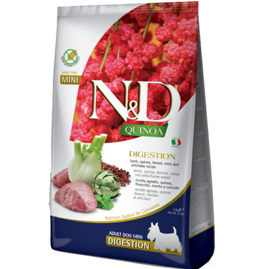 Farmina Dog N&D Quinoa DIGESTION Agnello