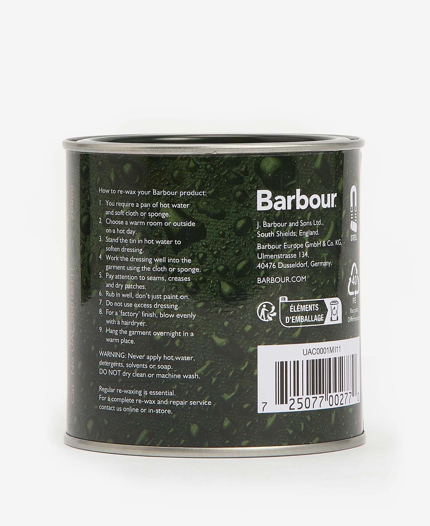 Barbour – Reparaturwachs