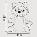Ne&no® Robustes Hundespielzeug mit Quietscher - Waschbär Wally-7