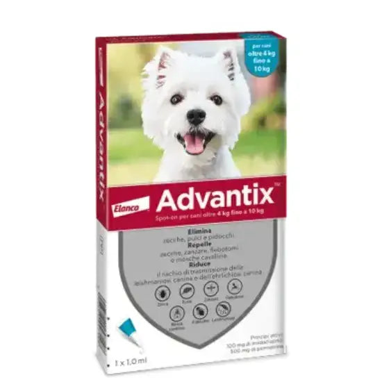 Advantix™ spot-on per cani - Fino a 10 Kg - Antiparassitari