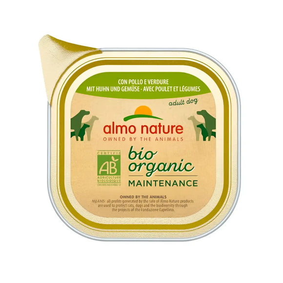 Almo Nature Daily Bio DOG con Pollo e Verdure - 100 Gr - Super Premium