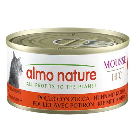 Almo Nature HFC cat Mousse - Pollo e Zucca - Human Grade
