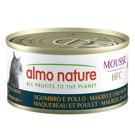 Almo Nature HFC cat Mousse - Sgombro e pollo - Human Grade