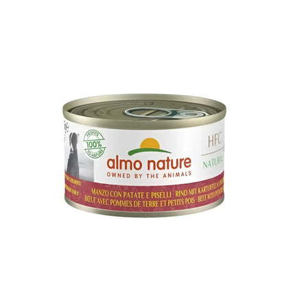Almo Nature HFC DOG - Natural - Manzo con Patate e Piselli - 95 Gr - Human Grade