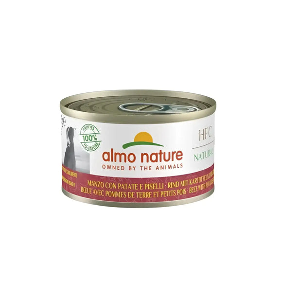 Almo Nature HFC DOG - Natural - Manzo con Patate e Piselli - 95 Gr - Human Grade