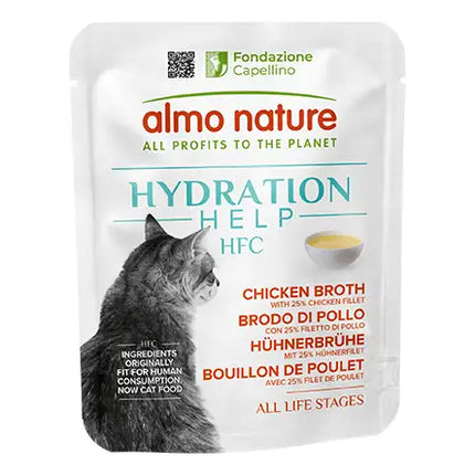 Almo Nature HFC Hydration Help Brodo di Pollo con Filetto - 50 Gr - Human Grade