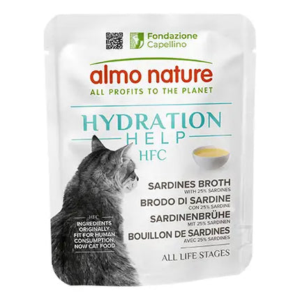 Almo Nature HFC Hydration Help Brodo di Sardine con - 50 Gr - Human Grade