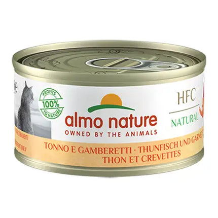 Almo Nature HFC Natural cat Tonno e Gamberetti - 70 Gr - Human Grade
