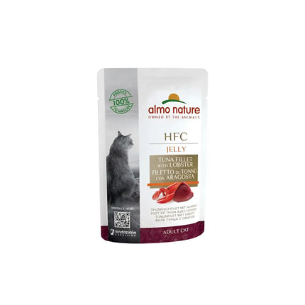 Almo Nature HFC pouch cat Filetto di Tonno e Aragosta - 55 Gr - Human Grade