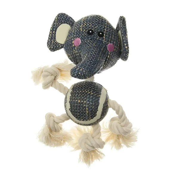 Animali con Palla da Tennis e Corda Elefante - ELEFANTE - Giochi