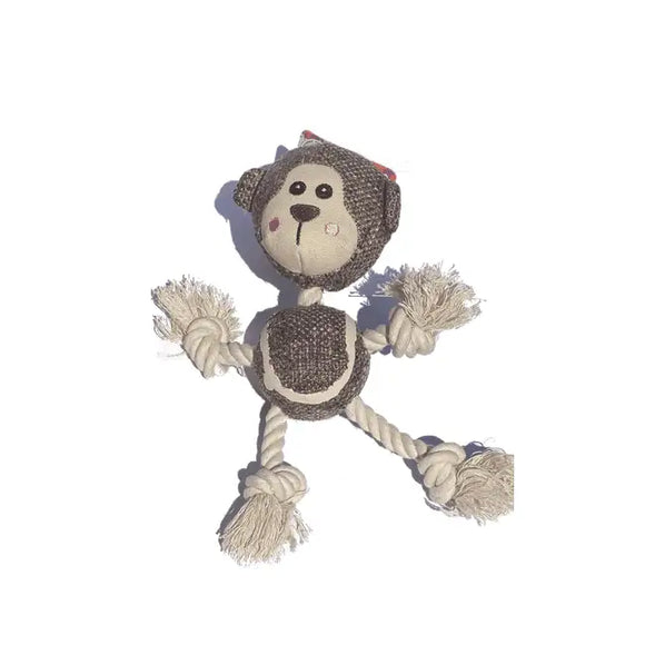 Animali con Palla da Tennis e Corda Scimmia - SCIMMIA - Giochi