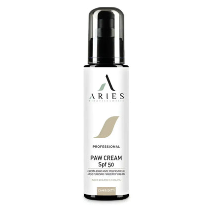 Aries - Crema idratante Spf 50 per tartufo e polpastrelli - 100 ml - Shampoo