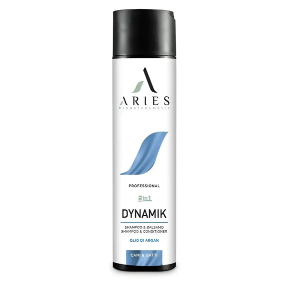 Aries - Dinamik Shampoo/Balsamo con Olio Argan - 250 ml - Shampoo