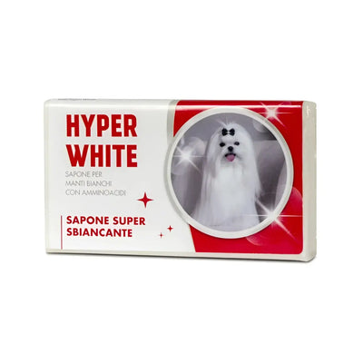 Aries - Hyper White Saponetta Cani Super Sbiancante - 75 gr - Shampoo