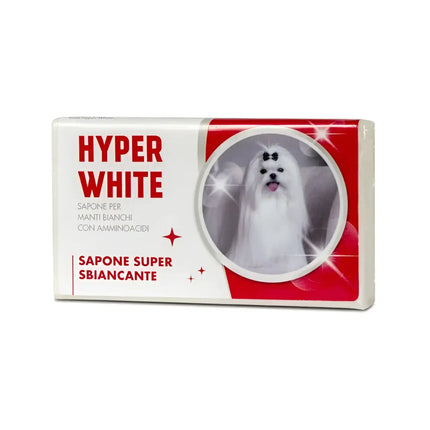 Aries - Hyper White Saponetta Cani Super Sbiancante - 75 gr - Shampoo