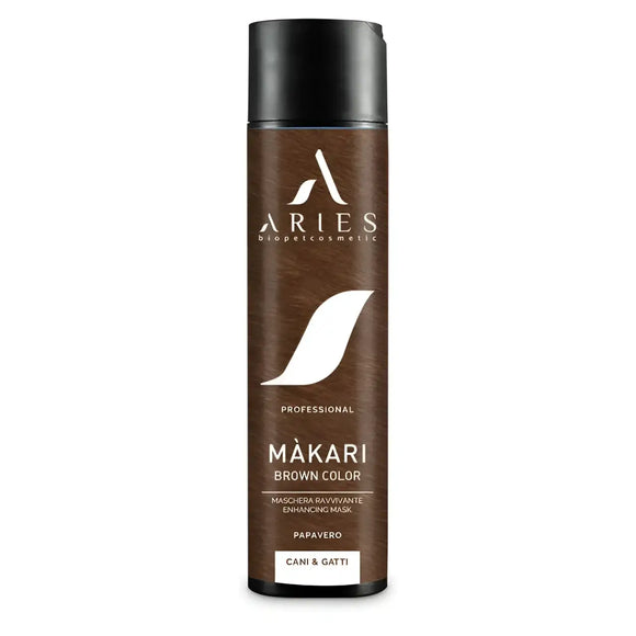 Aries - Màkari Color Bio Maschera Brown Rivitalizzante Del Colore - 250 ml - Shampoo
