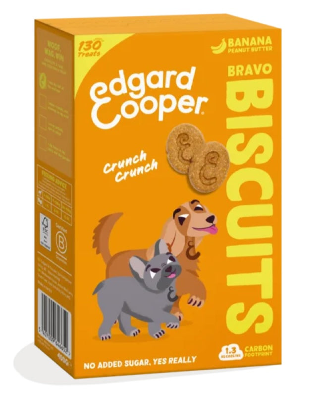Pet Boutique - Edgard & Cooper - Biscotti banana e Burro d'Arachidi