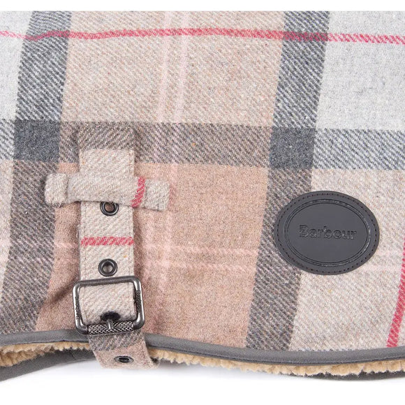 Barbour - Cappotto per cani Wool Touch Pink Tartan - Cappottini