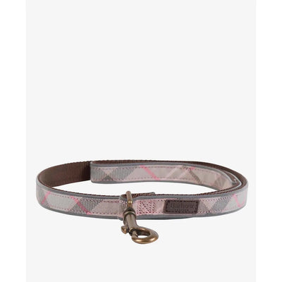 Barbour - Guinzaglio Per Cani Taupe Pink Tartan Riflettente - Guinzagli